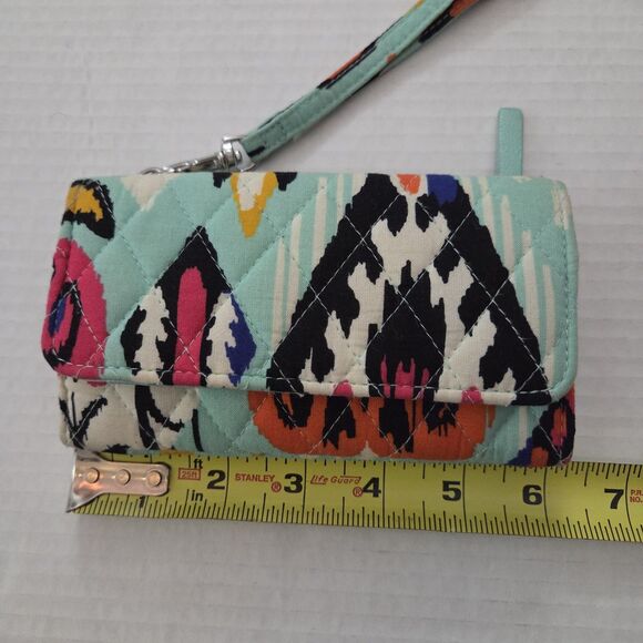 Vera Bradley Pueblo Pattern Snap / Zip Up Wristlet Wallet - Picture 7 of 8